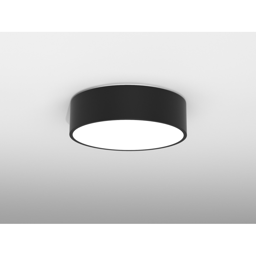 Immax NEO 07200L - Plafonnier à intensité variable RONDATE LED/18W/230V 3000-6000K d. 25 cm noir Tuya + télécommande