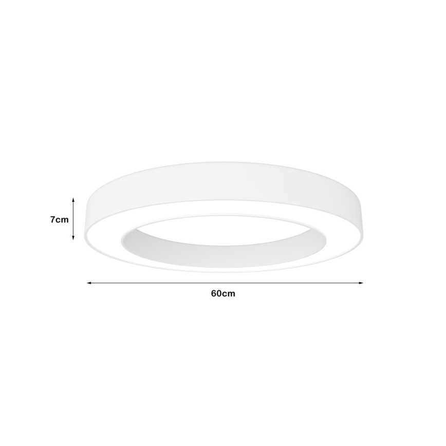 Immax NEO 07212L - Luminaire à intensité variable PASTEL LED/53W/230V blanc Tuya + télécommande