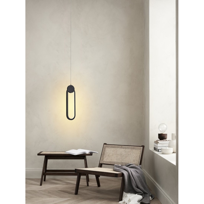 Immax NEO 07232L - Suspension filaire à intensité variable LED NEO LITE OVALE LED/22W/230V 2700-6500K Wi-Fi Tuya + télécommande