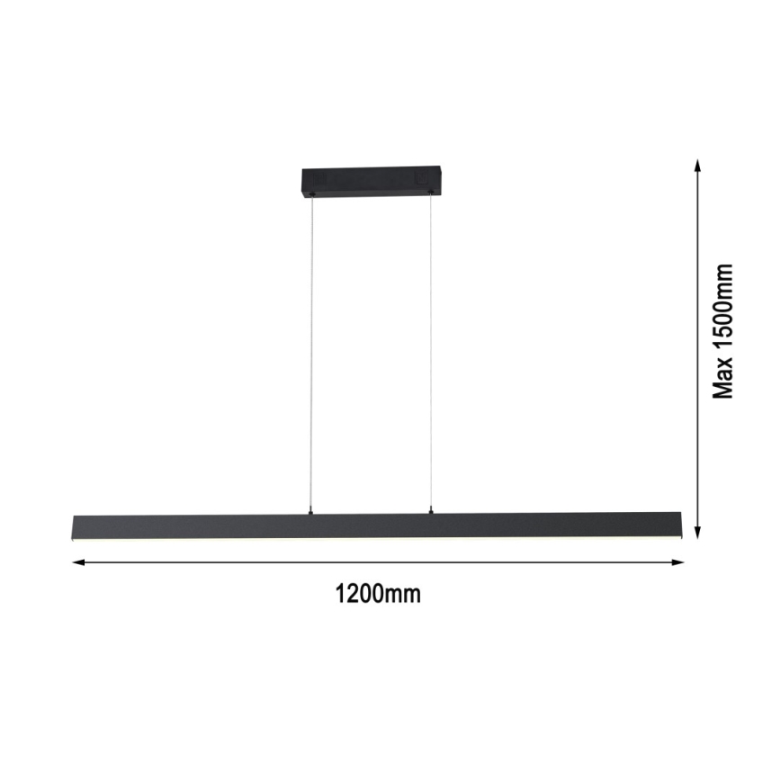 Immax NEO 07234L - Suspension filaire à intensité variable LED NEO LITE TRIANGOLO LED/28W/230V Wi-Fi Tuya 2700-6500K + télécommande