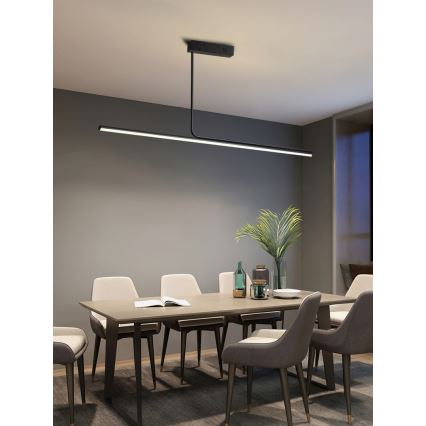Immax NEO 07235L - Suspension avec tige à intensité variable LED NEO LITE ASTA LED/28W/230V Wi-Fi Tuya 2700-6500K + télécommande