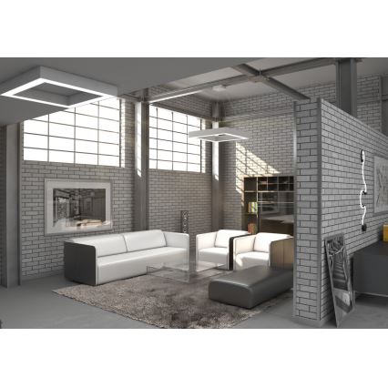 Immax NEO 07240L - Plafonnier à intensité variable CANTO LED/60W/230V 2700-6500K Tuya blanc