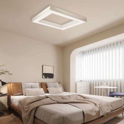 Immax NEO 07240L - Plafonnier à intensité variable CANTO LED/60W/230V 2700-6500K Tuya blanc