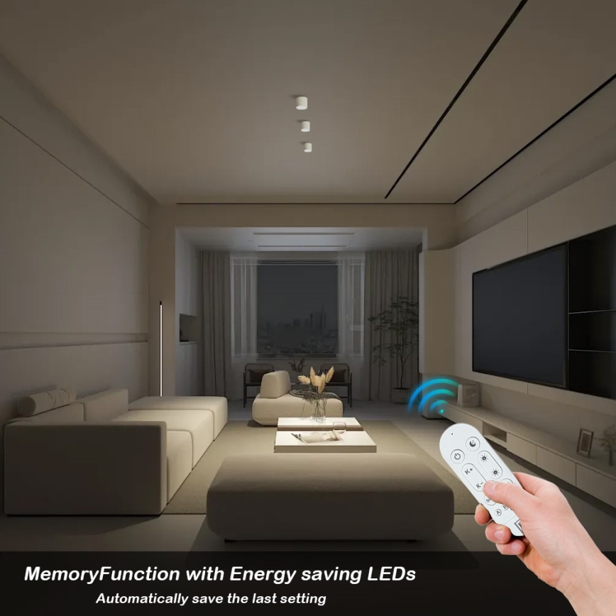 Immax NEO 07241L - Plafonnier LED dimmable RONDATE LED/18W/230V 11,5cm Wi-Fi Tuya