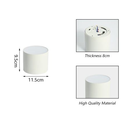 Immax NEO 07241L - Plafonnier LED dimmable RONDATE LED/18W/230V 11,5cm Wi-Fi Tuya
