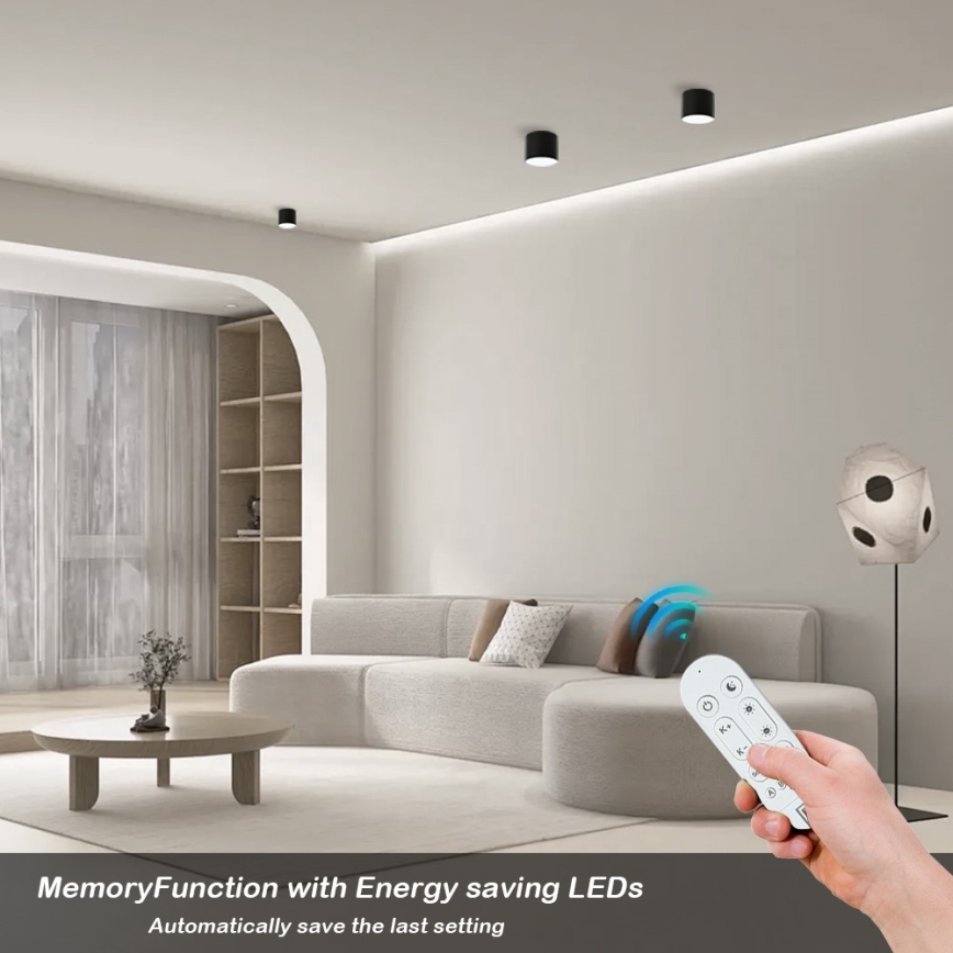 Immax NEO 07242L - Plafonnier LED dimmable RONDATE LED/18W/230V 11,5 cm Wi-Fi Tuya