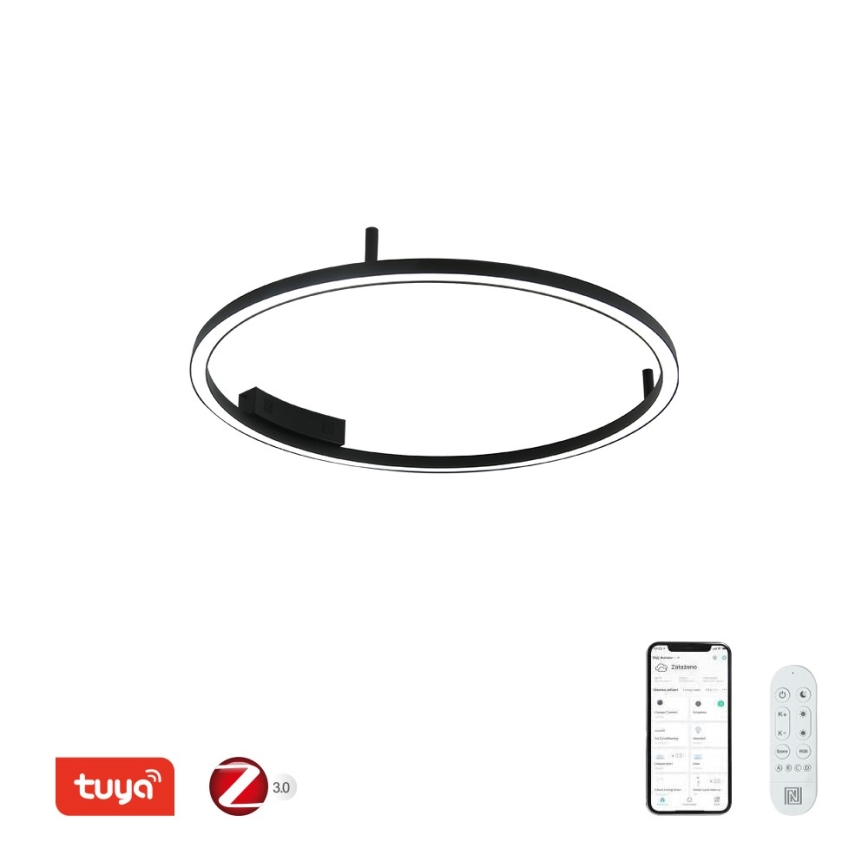 Immax NEO 07246-80 - Plafonnier à intensité variable FINO LED/55W/230V 80cm Tuya + télécommande