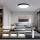 Immax NEO 07249L - Plafonnier à intensité variable NEO LITE SEMPLICI LED/48W/230V 3000-6000K Wi-Fi Tuya noir + télécommande