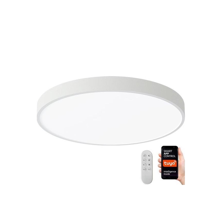 Immax NEO 07251L - Plafonnier à intensité variable NEO LITE SEMPLICI LED/36W/230V 3000-6000K Wi-Fi Tuya blanc + télécommande