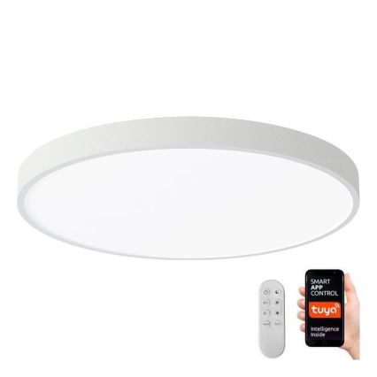 Immax NEO 07252L - Plafonnier à intensité variable NEO LITE SEMPLICI LED/48W/230V 3000-6000K Wi-Fi Tuya blanc + télécommande