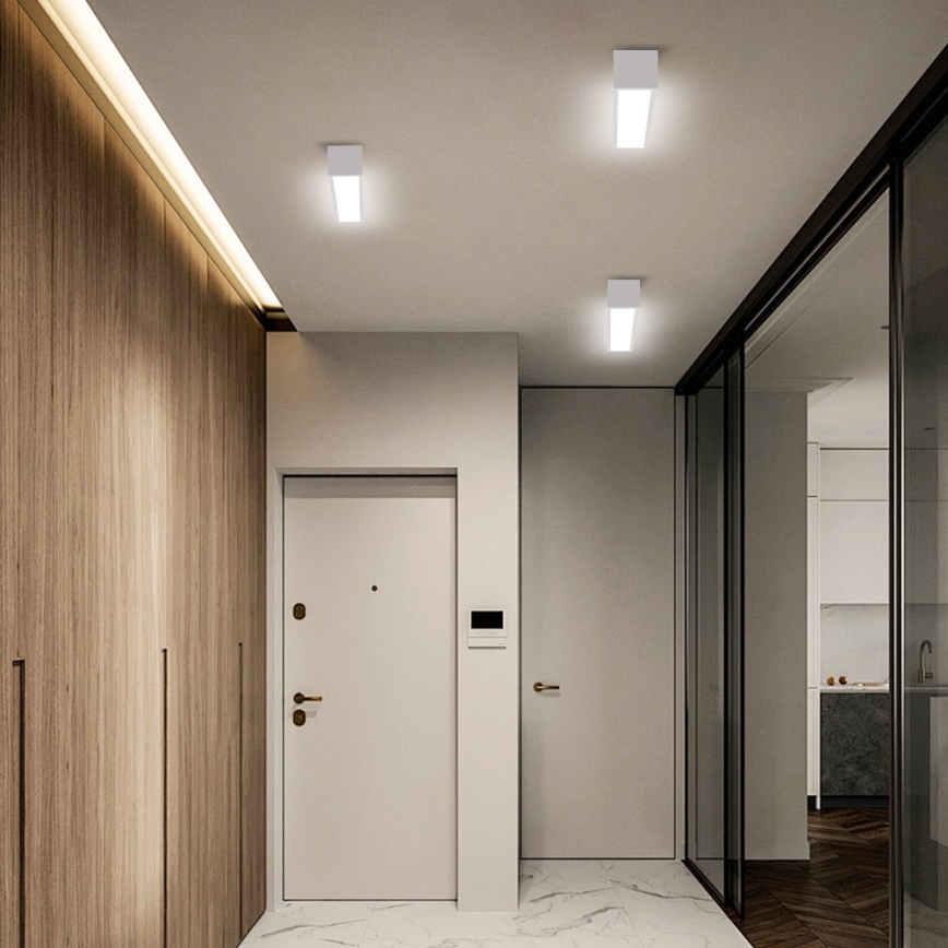 Immax NEO 07257L - Plafonnier à intensité variable NEO LITE LUNGO LED/20W/230V 3000-6000K Wi-Fi Tuya blanc + Télécommande