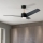 Immax NEO 07280L - Ventilateur de plafond BEAUTY LED/18W/230V Wi-Fi Tuya noir d. 132 cm + Télécommande