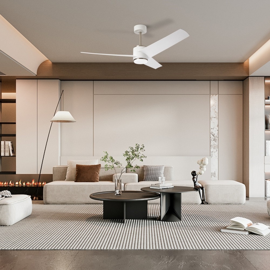 Immax NEO 07282L - LED+CCT ventilateur de plafond dimmable BEAUTY LED/18W/230V 3000/4000/6000K Wi-Fi Tuya + télécommande
