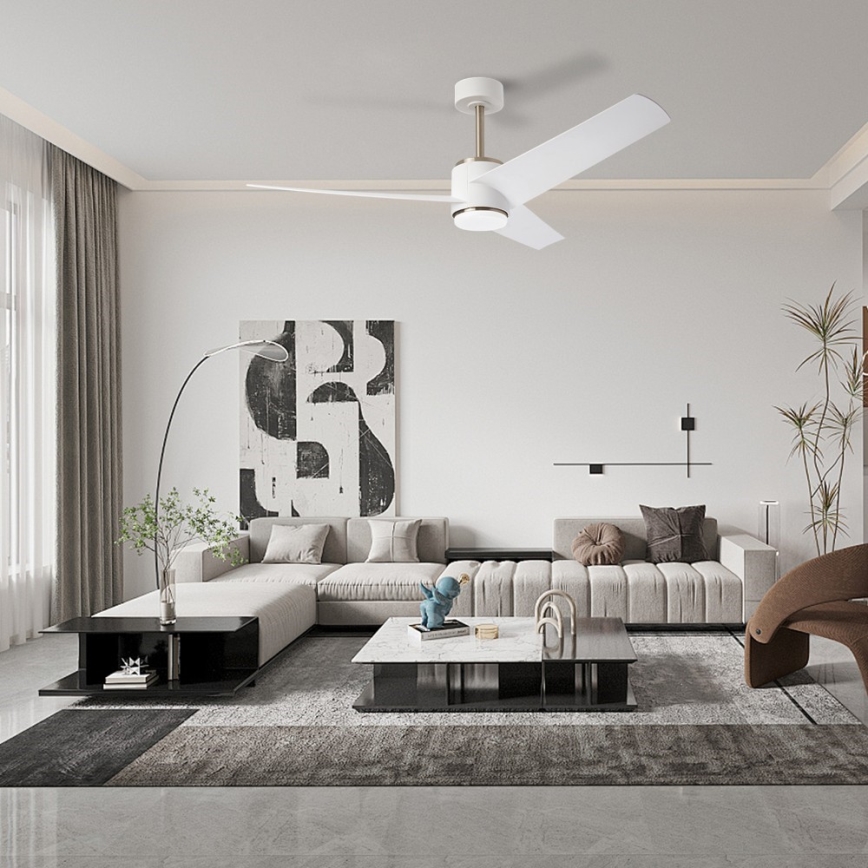 Immax NEO 07282L - LED+CCT ventilateur de plafond dimmable BEAUTY LED/18W/230V 3000/4000/6000K Wi-Fi Tuya + télécommande
