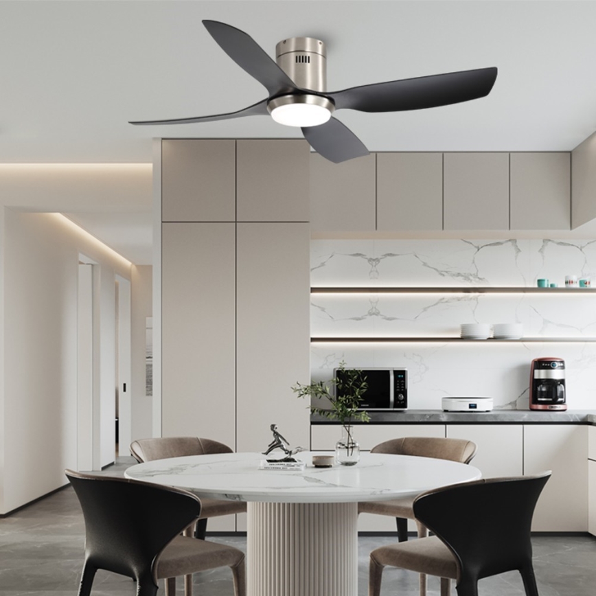 Immax NEO 07282L - Ventilateur de plafond dimmable PURE LED+CCT 24W/230V 3000/4000/6000K Wi-Fi Tuya + télécommande