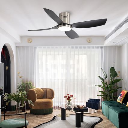Immax NEO 07282L - Ventilateur de plafond dimmable PURE LED+CCT 24W/230V 3000/4000/6000K Wi-Fi Tuya + télécommande