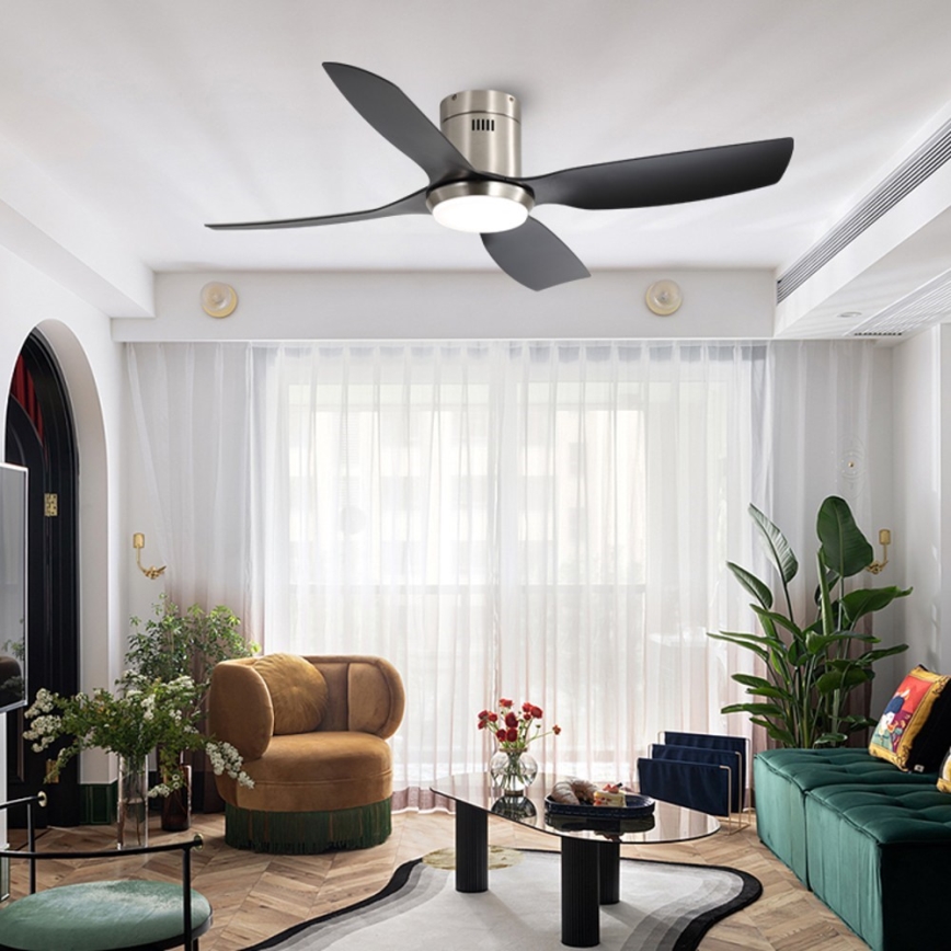 Immax NEO 07282L - Ventilateur de plafond dimmable PURE LED+CCT 24W/230V 3000/4000/6000K Wi-Fi Tuya + télécommande
