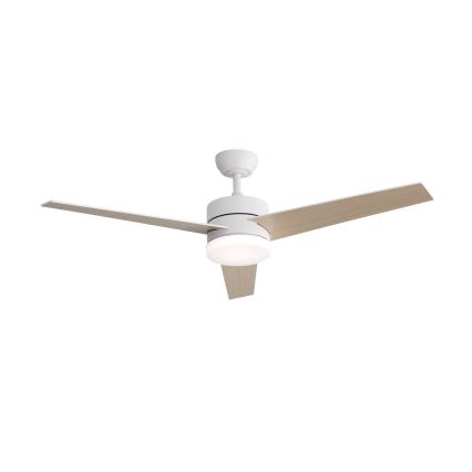 Immax NEO 07284L - LED+CCT Ventilateur de plafond dimmable VARIABLE LED/24W/230V 3000/4000/6000K Wi-Fi Tuya Ø 132 cm + télécommande