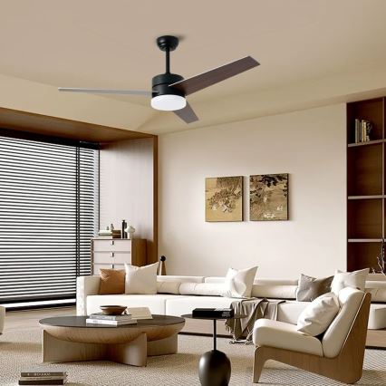 Immax NEO 07285L - Ventilateur de plafond dimmable LED+CCT VARIABLE LED/24W/230V 3000/4000/6000K Wi-Fi Tuya + télécommande