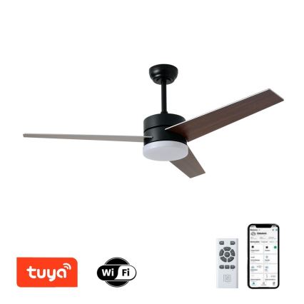 Immax NEO 07285L - Ventilateur de plafond dimmable LED+CCT VARIABLE LED/24W/230V 3000/4000/6000K Wi-Fi Tuya + télécommande