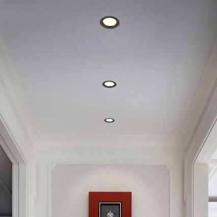 Immax NEO 07294L - Spot encastré LED dimmable DOWN LED/12W/230V Wi‑Fi Tuya Ø 12 cm noir