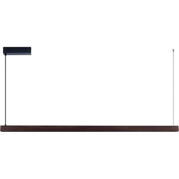 Immax NEO 07302L - Suspension LED dimmable sur câble MADEIRA LED/44W/230V Wi-Fi Tuya 202 cm noyer + télécommande