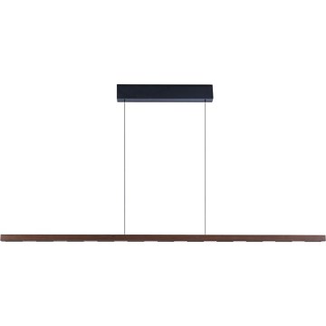 Immax NEO 07309L - Suspension LED dimmable sur câble avec capteur MADEIRA LED/37W/230V 157 cm finition noyer