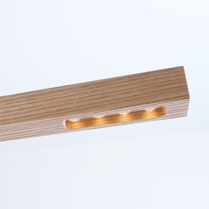 Immax NEO 07310L - Suspension LED dimmable sur câble avec capteur MADEIRA LED/37W/230V 157 cm en frêne
