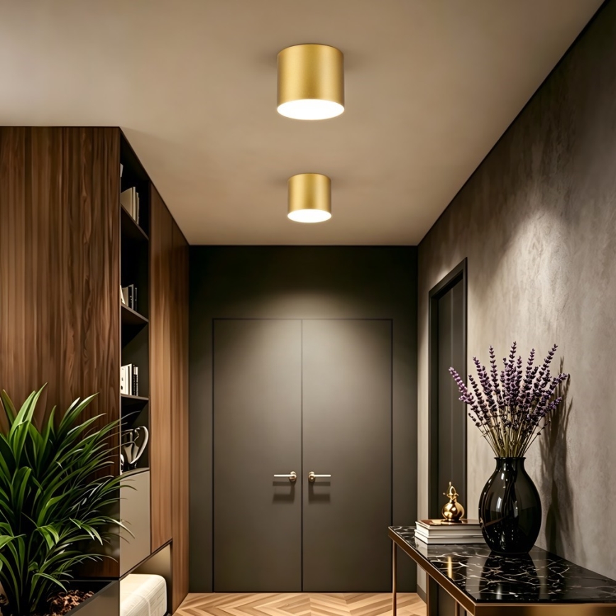 Immax NEO 07318L - Plafonnier LED dimmable RONDATE LED/32W/230V Ø 16,5 cm Wi-Fi Tuya doré