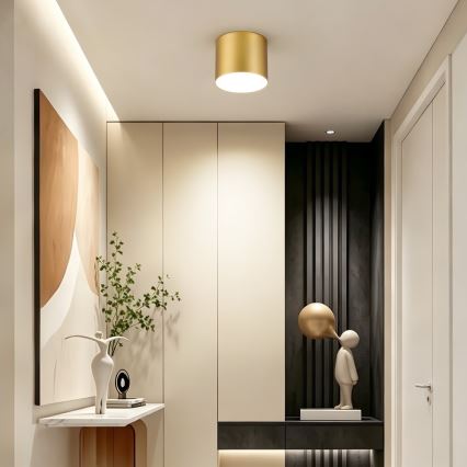 Immax NEO 07318L - Plafonnier LED dimmable RONDATE LED/32W/230V Ø 16,5 cm Wi‑Fi Tuya doré