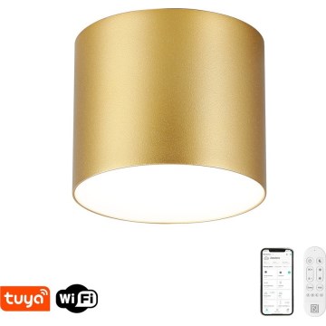 Immax NEO 07318L - Plafonnier LED dimmable RONDATE LED/32W/230V Ø 16,5 cm Wi‑Fi Tuya doré