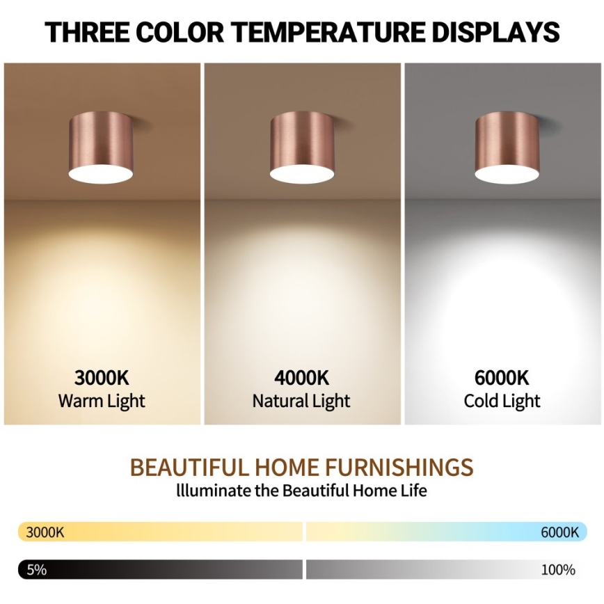 Immax NEO 07320L - Plafonnier LED dimmable RONDATE LED/32W/230V Ø 16,5 cm Wi-Fi Tuya, or rose