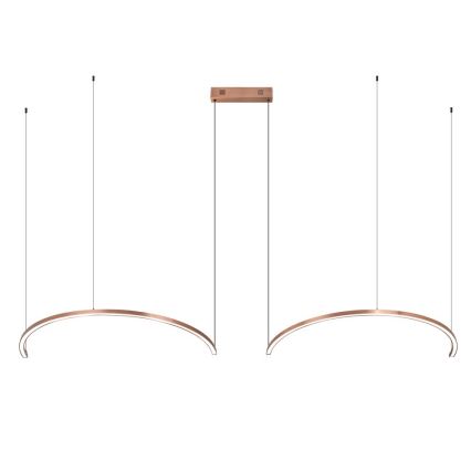Immax NEO 07328L - suspension LED dimmable sur câble FINO LED/72W/230V 120 cm Tuya or rose + télécommande