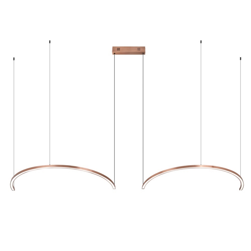 Immax NEO 07328L - suspension LED dimmable sur câble FINO LED/72W/230V 120 cm Tuya or rose + télécommande