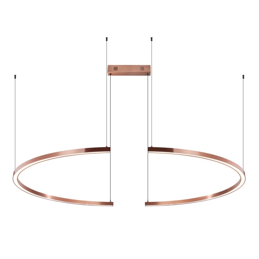 Immax NEO 07328L - suspension LED dimmable sur câble FINO LED/72W/230V 120 cm Tuya or rose + télécommande