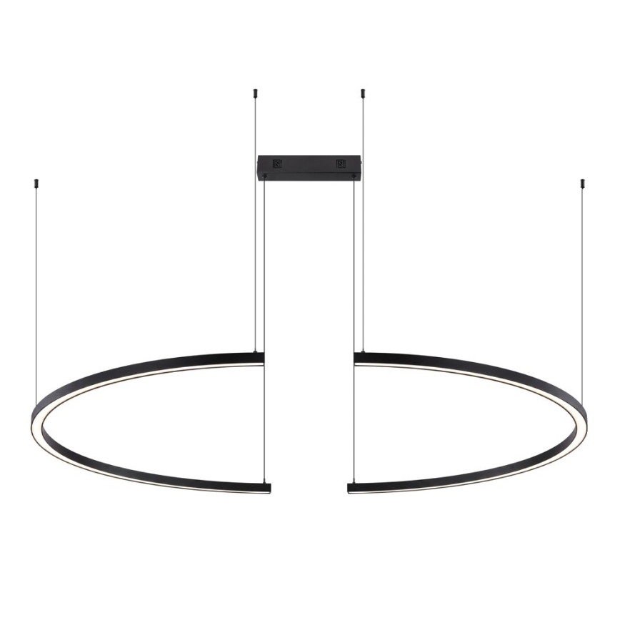 Immax NEO 07329L - FINO Suspension LED dimmable sur câble, LED/72W/230V, 120 cm, noir, Tuya + télécommande