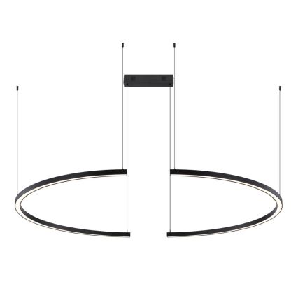 Immax NEO 07329L - Suspension LED dimmable sur câble FINO LED/72W/230V 120 cm Tuya noir + télécommande