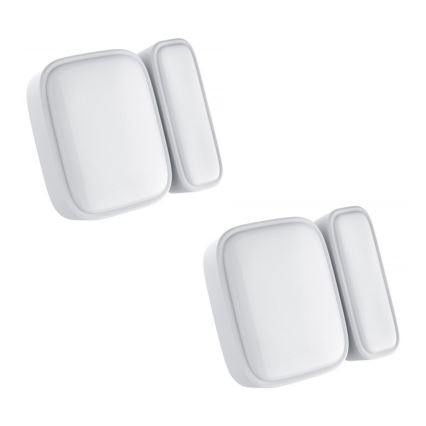 Immax NEO 07511L - LOT 2x Détecteur magnétique pour portes et fenêtres SMART 1xCR2032  Zigbee Tuya