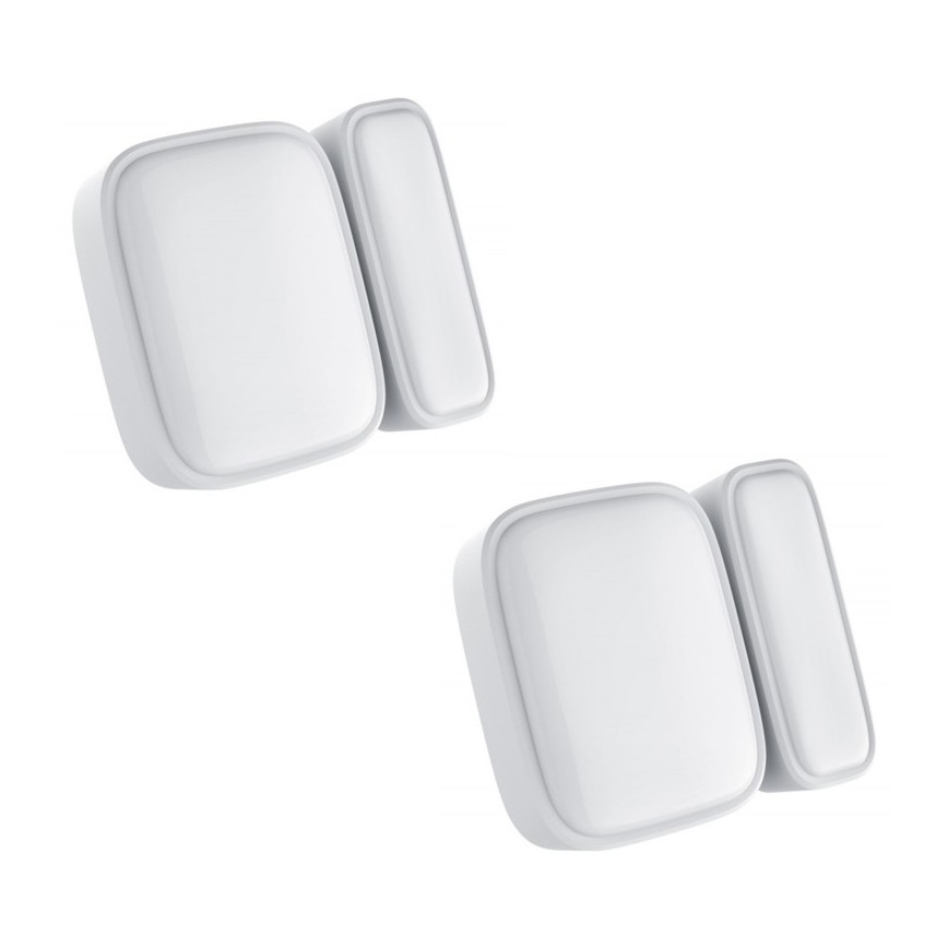 Immax NEO 07511L - LOT 2x Détecteur magnétique pour portes et fenêtres SMART 1xCR2032  Zigbee Tuya