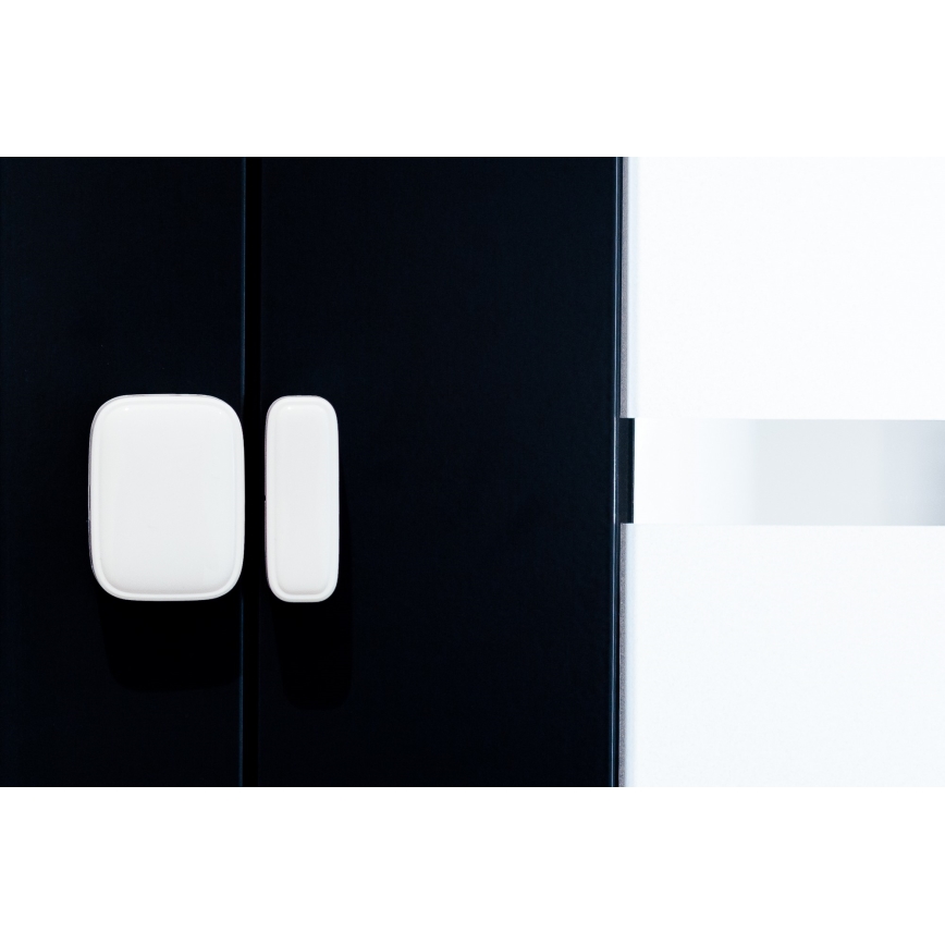Immax NEO 07511L - LOT 2x Détecteur magnétique pour portes et fenêtres SMART 1xCR2032  Zigbee Tuya