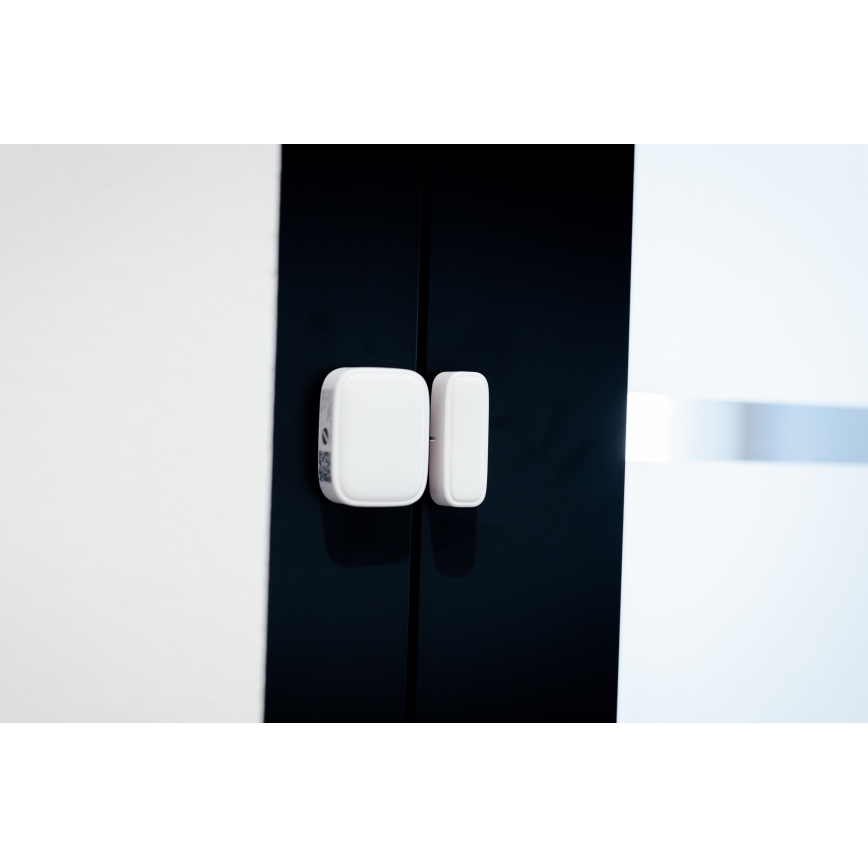 Immax NEO 07511L - LOT 2x Détecteur magnétique pour portes et fenêtres SMART 1xCR2032  Zigbee Tuya