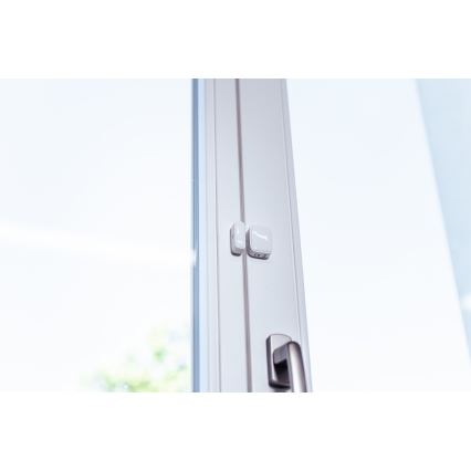 Immax NEO 07511L - LOT 2x Détecteur magnétique pour portes et fenêtres SMART 1xCR2032  Zigbee Tuya