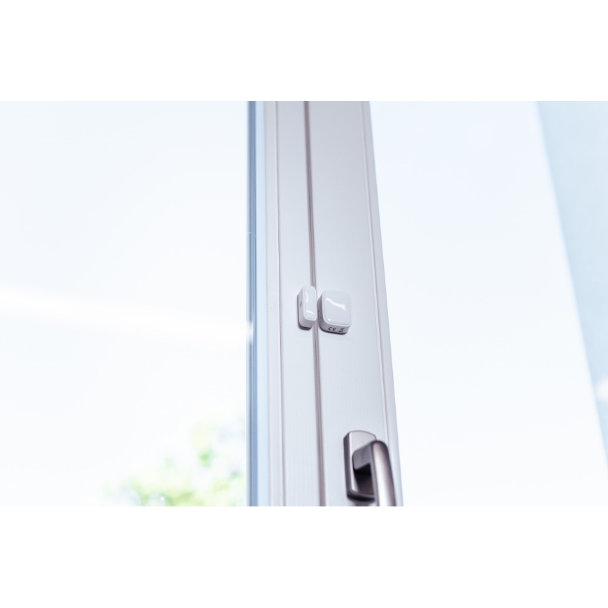 Immax NEO 07511L - LOT 2x Détecteur magnétique pour portes et fenêtres SMART 1xCR2032  Zigbee Tuya