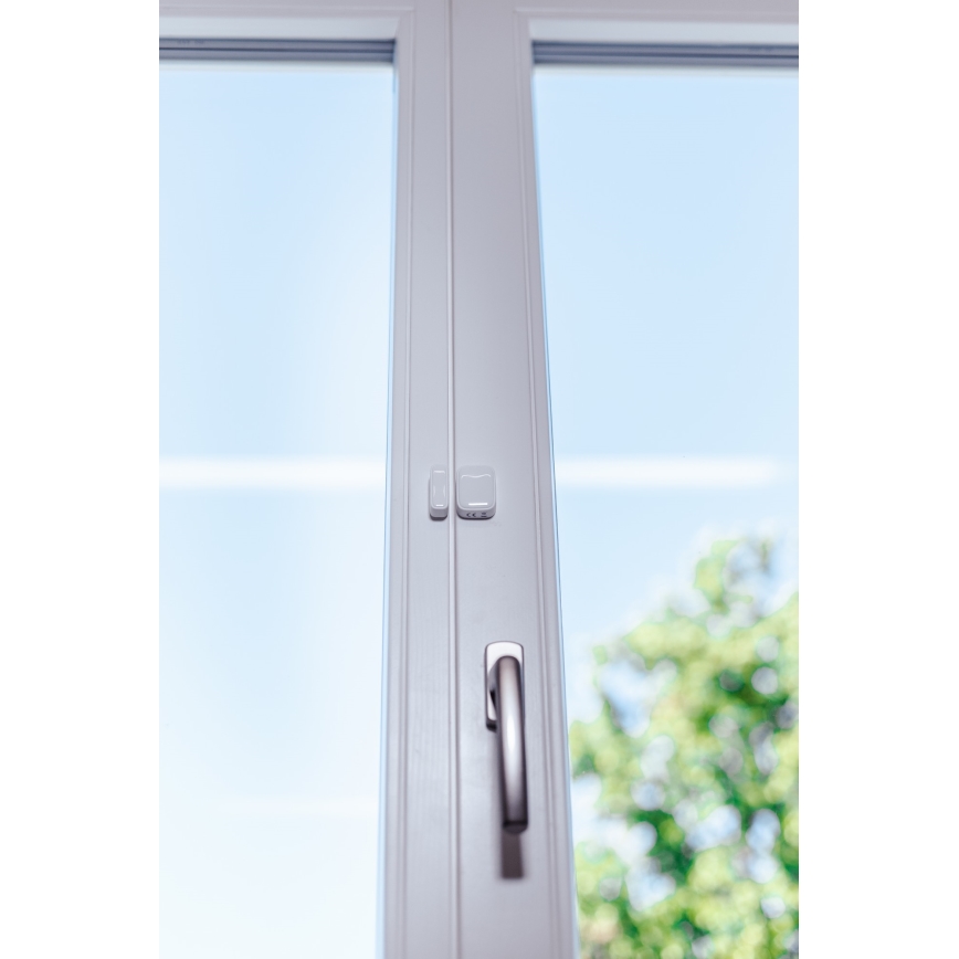 Immax NEO 07511L - LOT 2x Détecteur magnétique pour portes et fenêtres SMART 1xCR2032  Zigbee Tuya