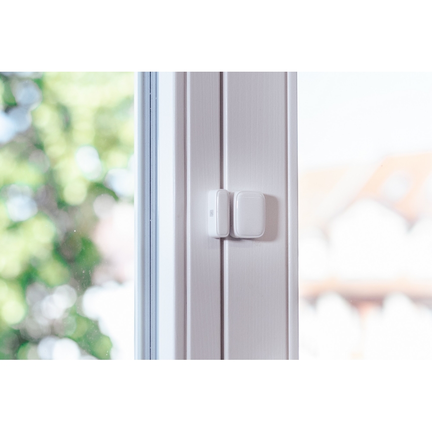 Immax NEO 07511L - LOT 2x Détecteur magnétique pour portes et fenêtres SMART 1xCR2032  Zigbee Tuya