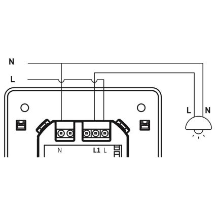 Immax NEO 07513L - Interrupteur à 2 boutons SMART 230V Wi-Fi Tuya