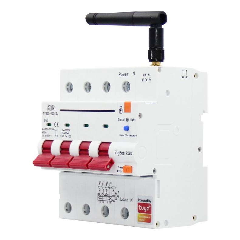Immax NEO 07531L - Disjoncteur connecté triphasé 1-63A