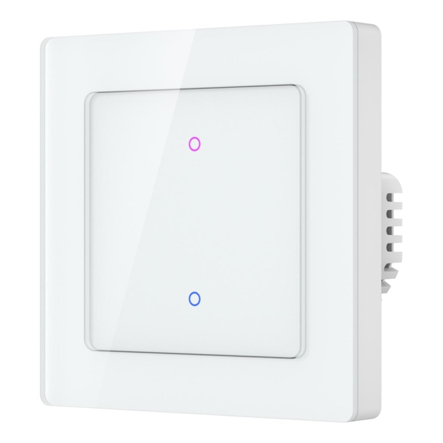 Immax NEO 07539L - Interrupteur à 2 boutons SMART 230V Wi-Fi Tuya