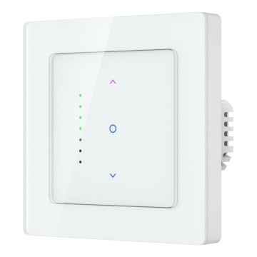 Immax NEO 07540L - Interrupteur intelligent pour commande des stores et volets roulants 230 V, compatible Wi‑Fi Tuya
