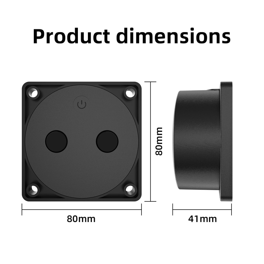 Immax NEO 07543L - Capteur de niveau de liquide à ultrasons 5 m Wi-Fi Tuya